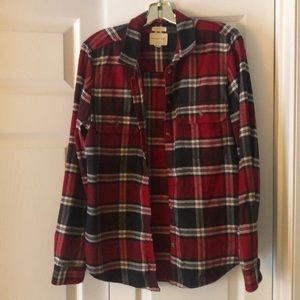 American Eagle Plaid Flannel Size Large Like new